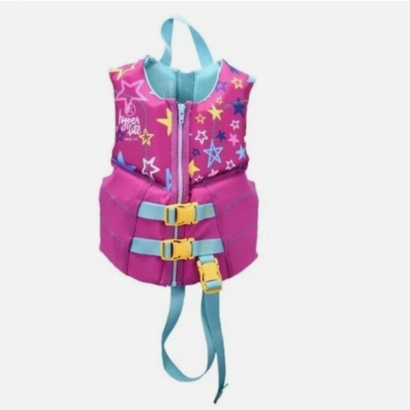 Hyperlite Child Life Vest Jacket Girls USCG Approved (33-55 lbs) - Picture 1 of 6
